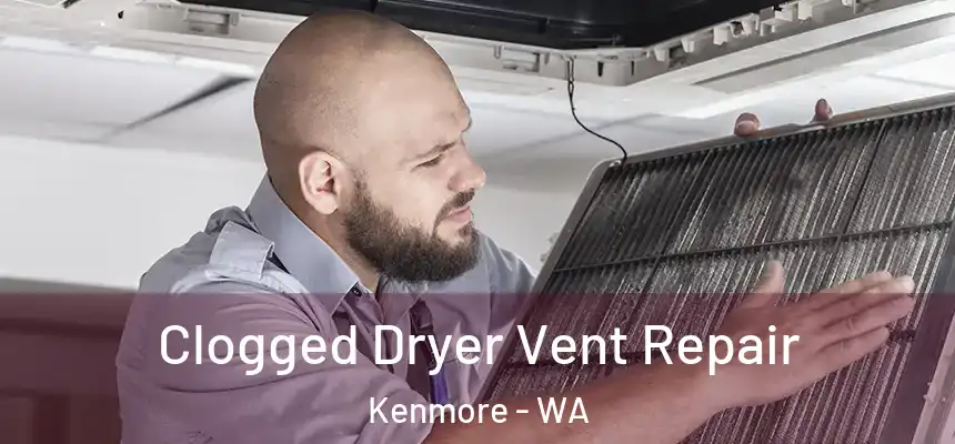 Clogged Dryer Vent Repair Kenmore - WA